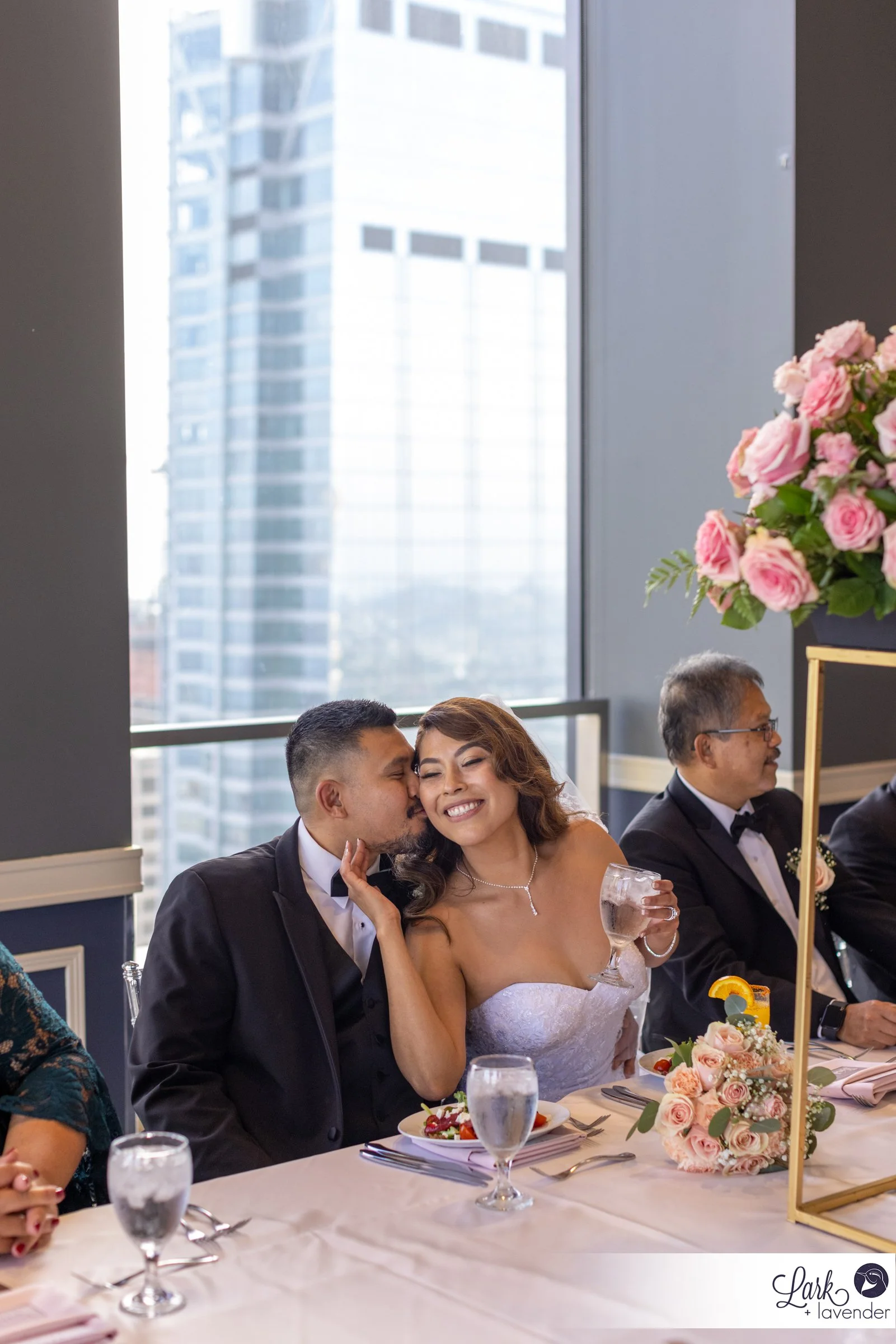 Posh & Intimate City Club DTLA Wedding in Los Angeles, CA