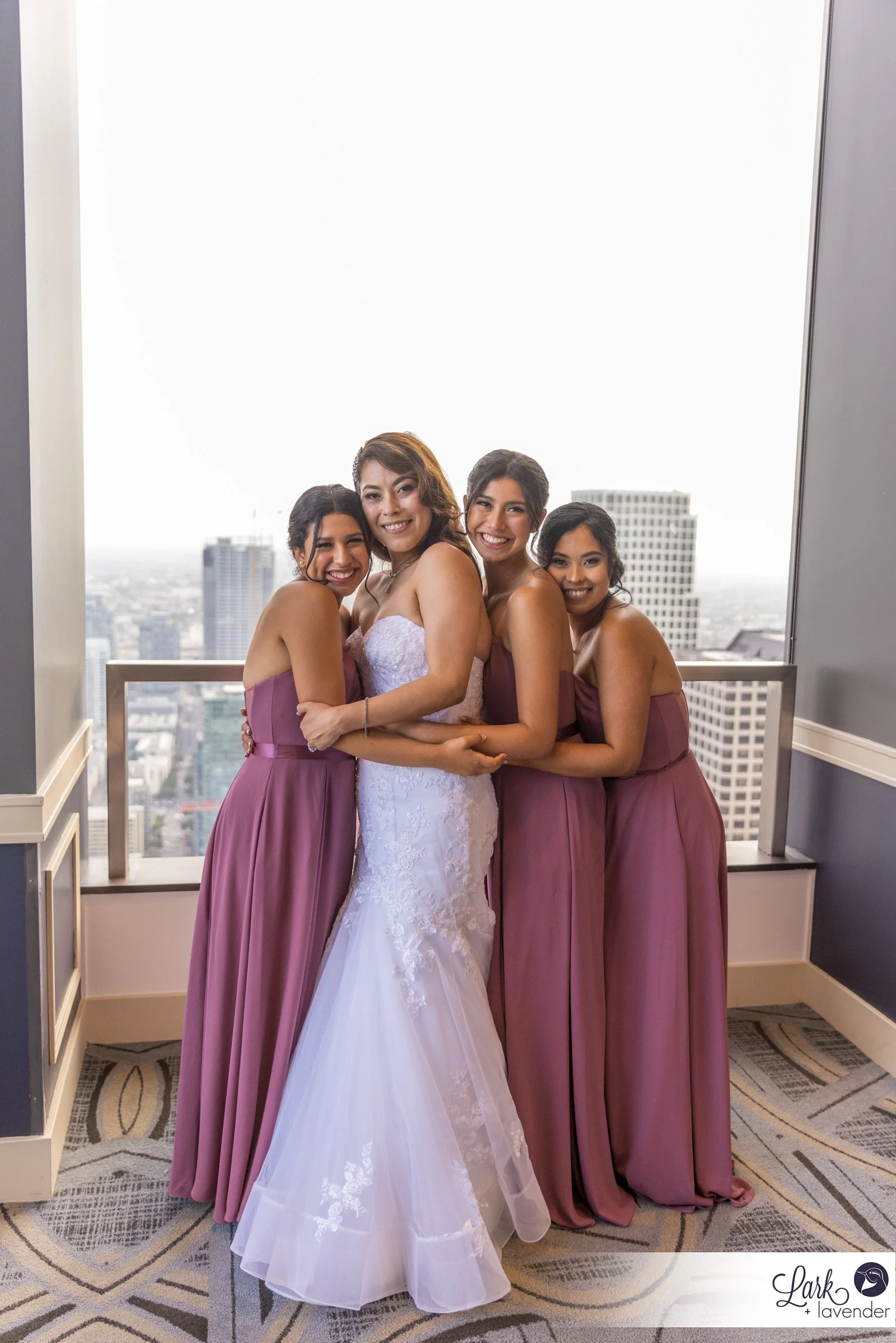 Posh & Intimate City Club DTLA Wedding in Los Angeles, CA