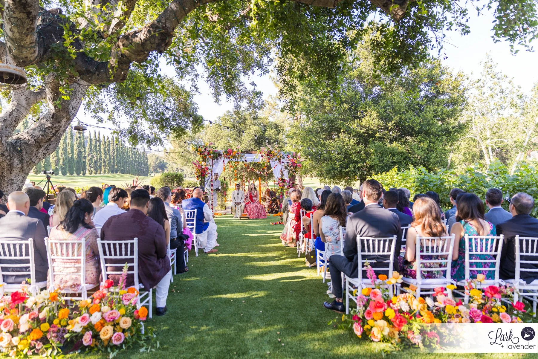 Colorful & Festive Mehndi & South Asian Chevy Chase Country Club Wedding in Glendale, CA