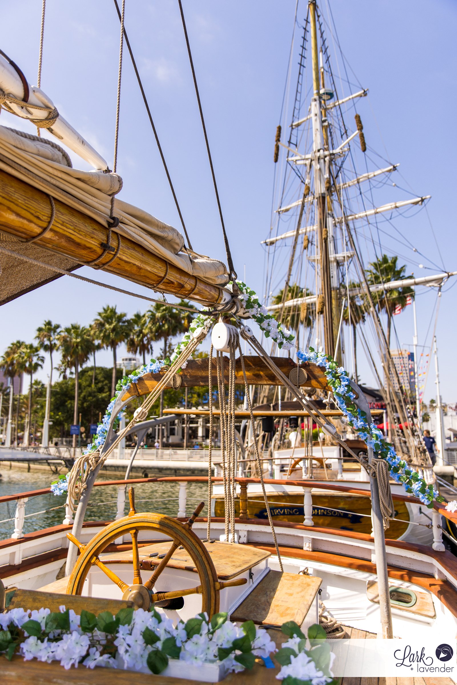 Historic & Sea-Worthy Tall Ship & Parker's Lighthouse Wedding in the Long Beach Harbor, CA