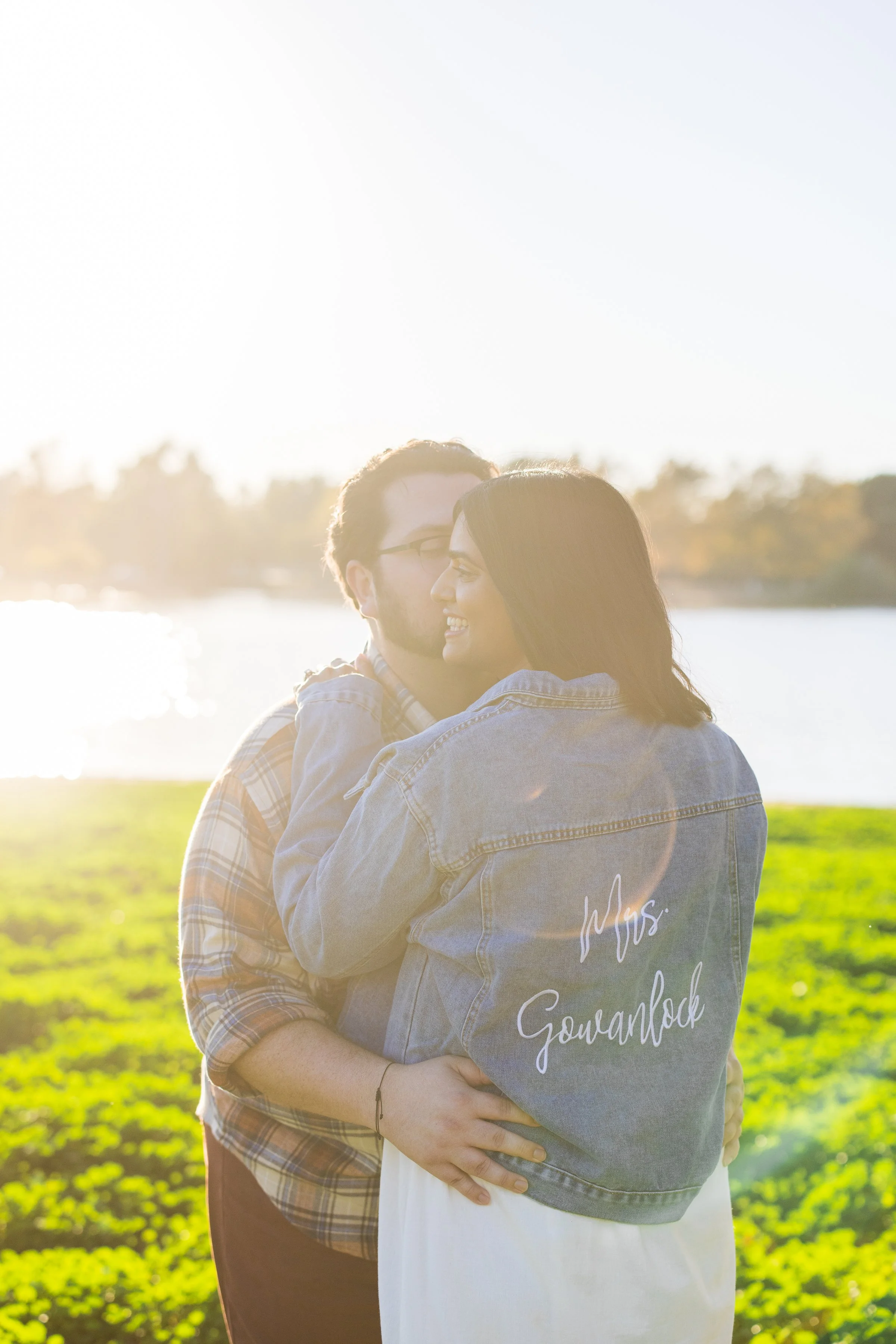 Lakeside Autumn Proposal at Lake Balboa, CA
