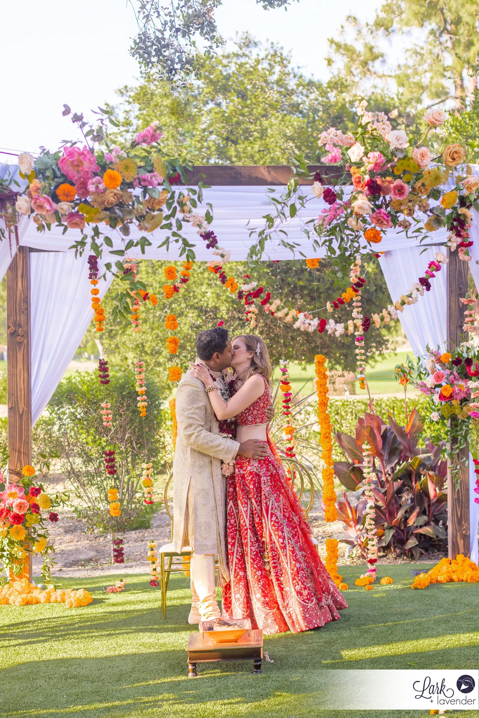 Colorful & Festive Mehndi & South Asian Chevy Chase Country Club Wedding in Glendale, CA