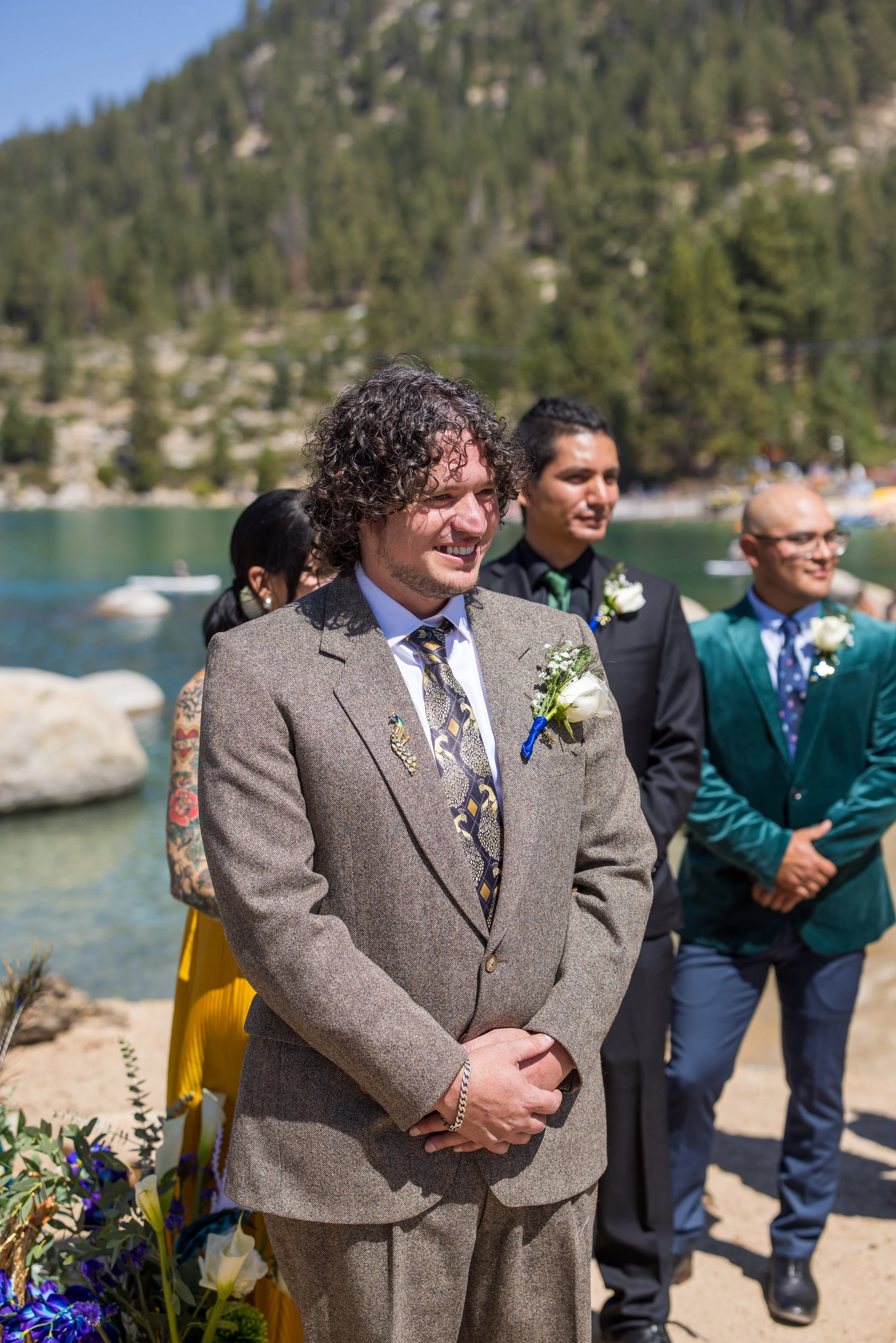 DIY Boho Chic Wedding in Sand Harbor, Lake Tahoe, CA