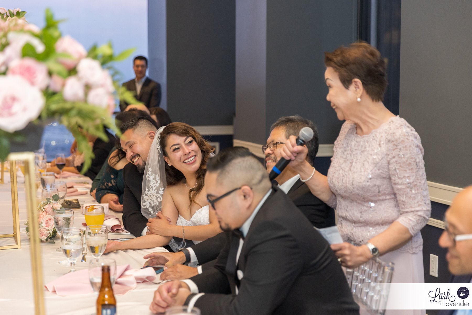 Posh & Intimate City Club DTLA Wedding in Los Angeles, CA