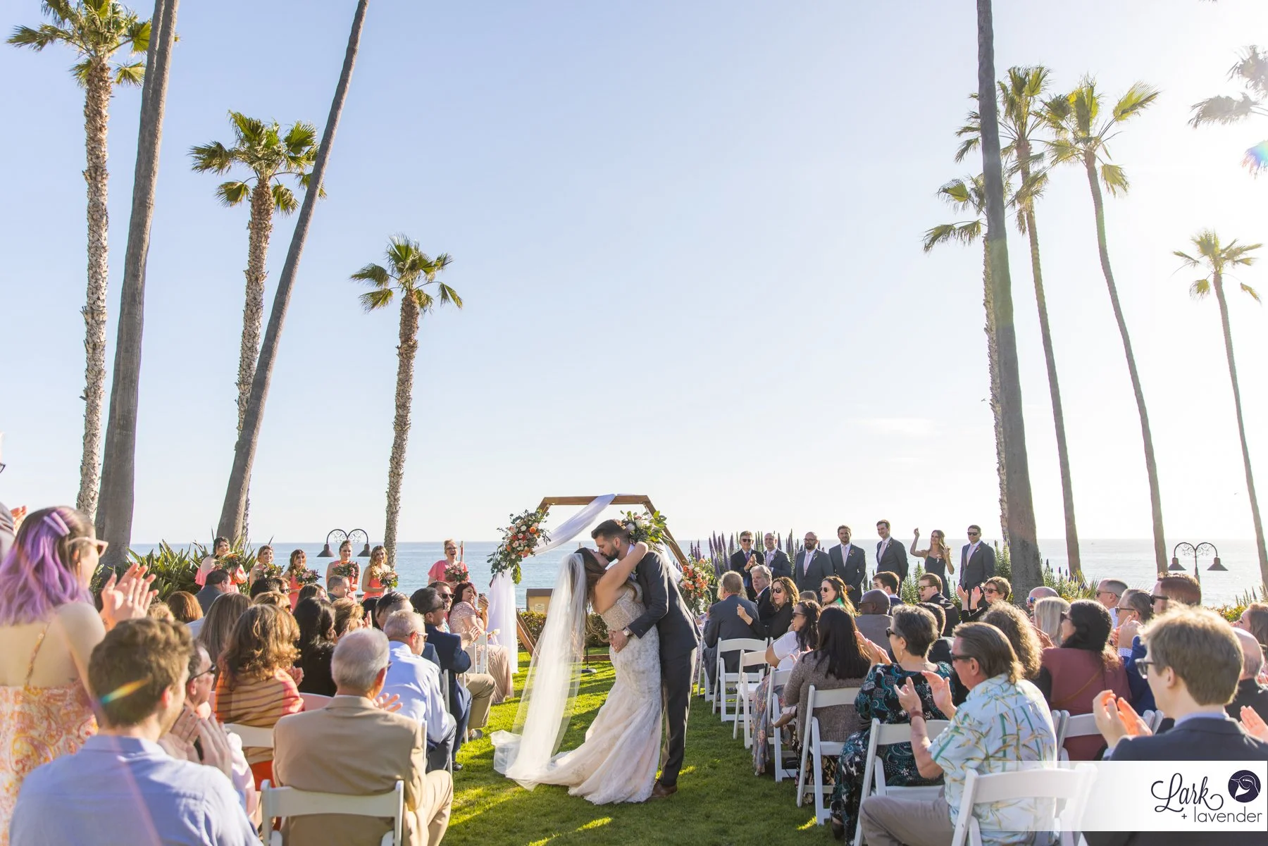 Sunkissed & Golden Ole Hanson Beach Club Wedding in San Clemente, CA