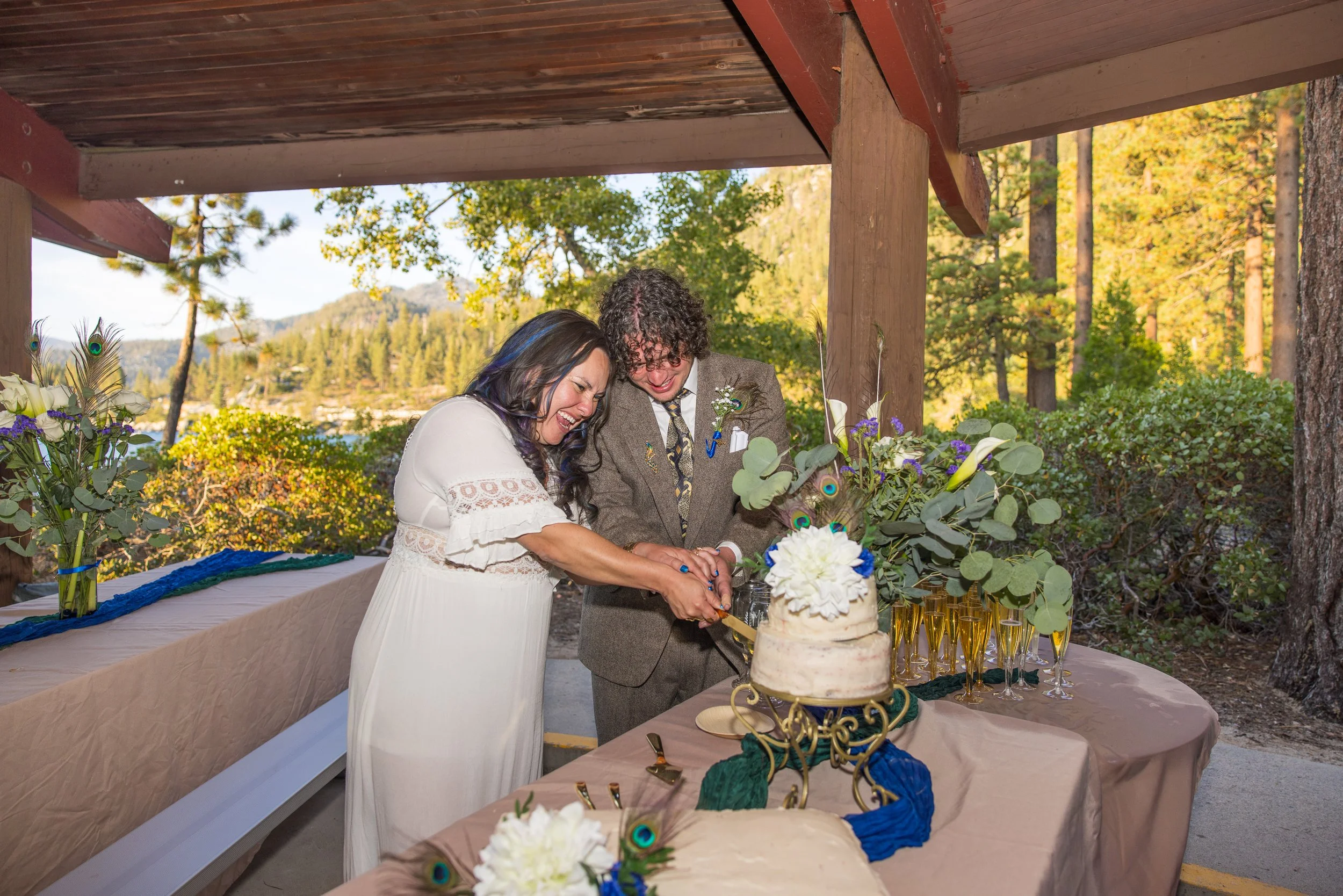 DIY Boho Chic Wedding in Sand Harbor, Lake Tahoe, CA