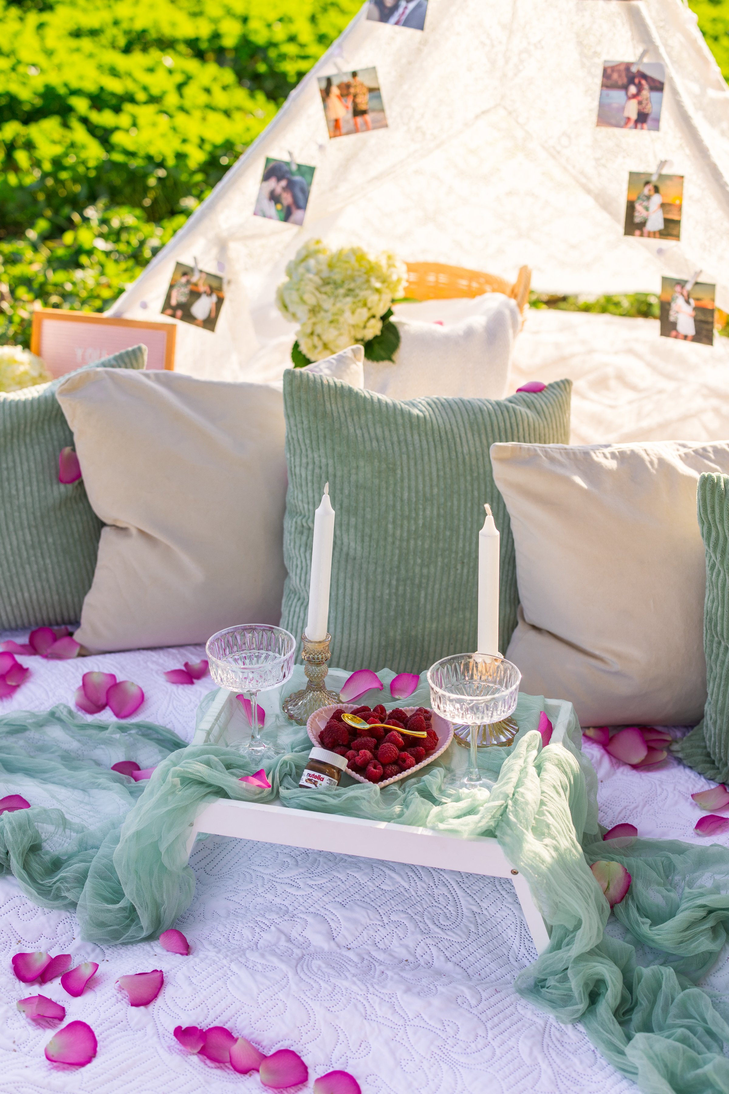 Lakeside Autumn Proposal at Lake Balboa, CA