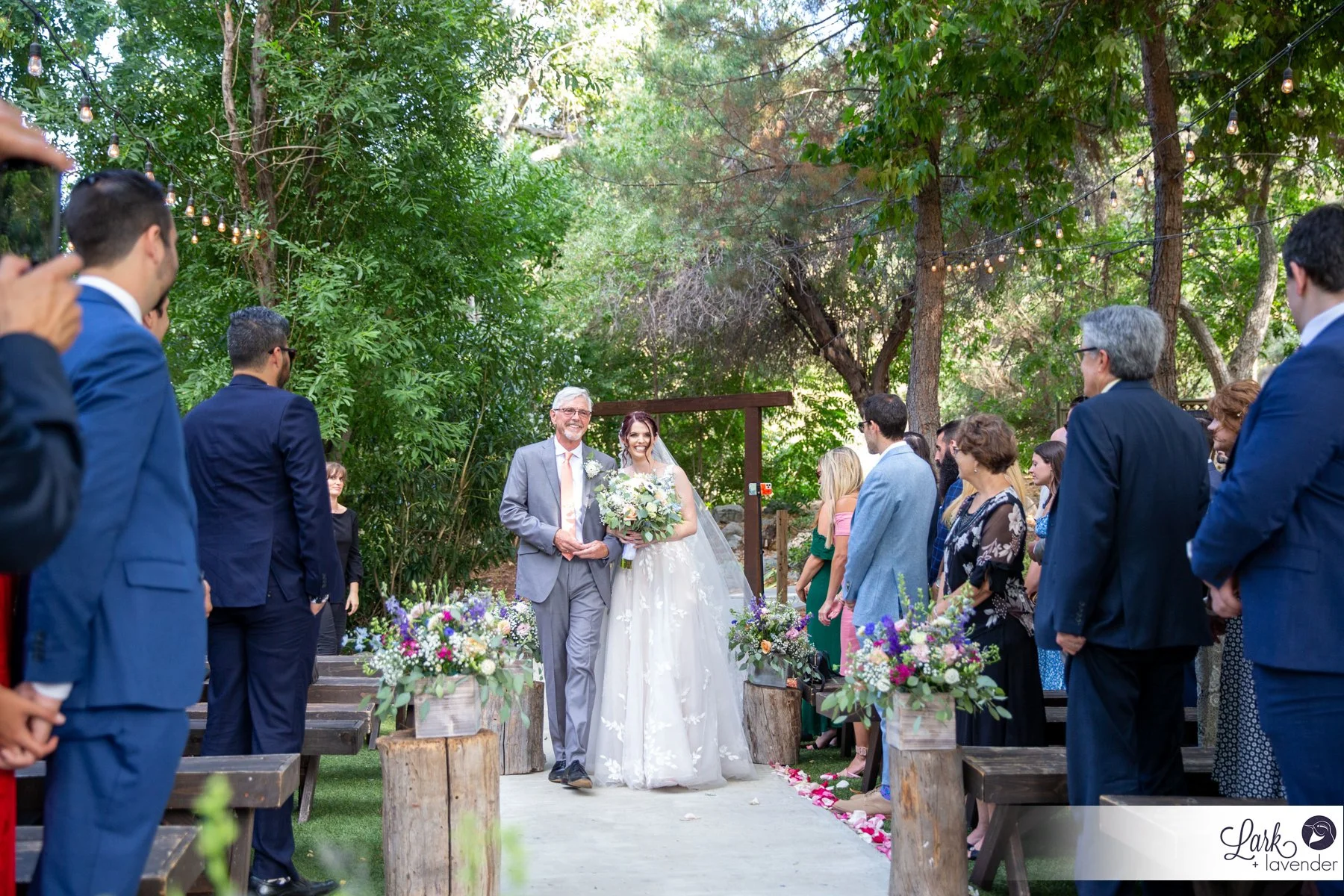 Forest and Meadow Wedding at Hidden Acres in Lytle Creek, CA