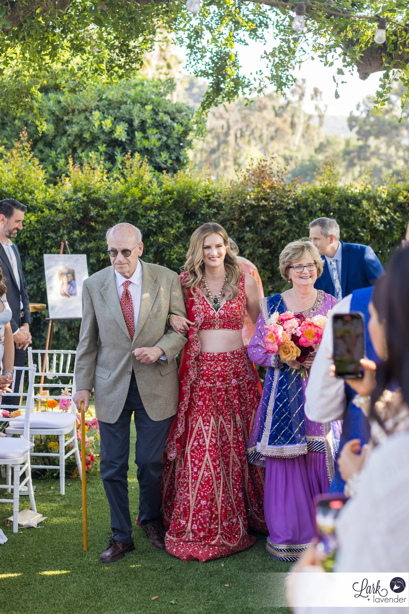 Colorful & Festive Mehndi & South Asian Chevy Chase Country Club Wedding in Glendale, CA