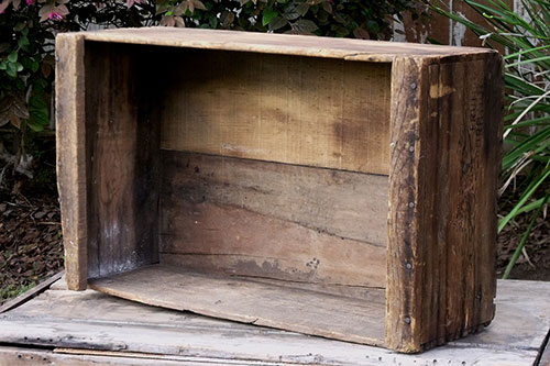 WEATHERED FRUIT CRATE - $8