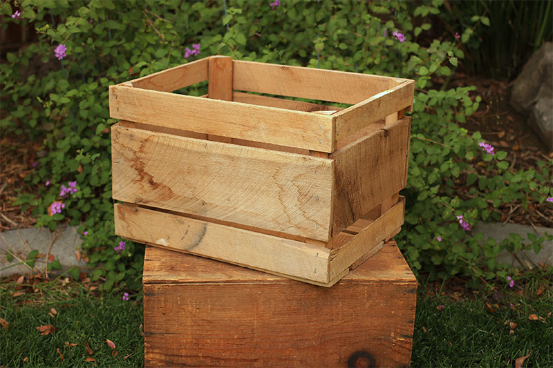 ROUGH HEWN CRATE - $8 QTY OF 2 AVAILABLE