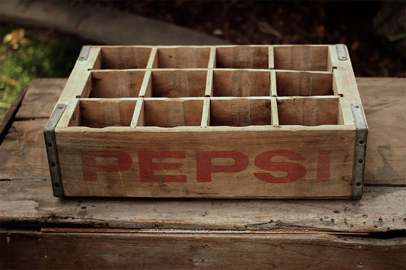 RED LETTER PEPSI W/12 DIVIDERS - $10