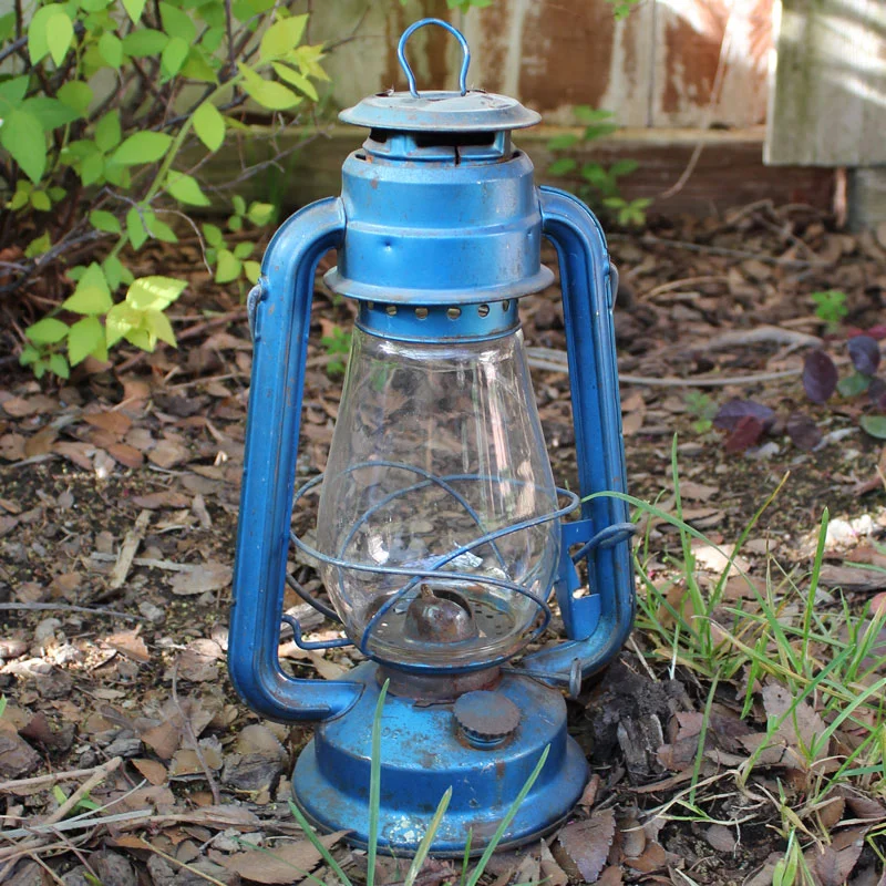 BLUE TRAIN LANTERN - $10 MORE DETAILS & PICS...