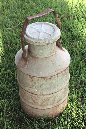 MILK JUG W/LID - $25 MORE DETAILS & PICS...