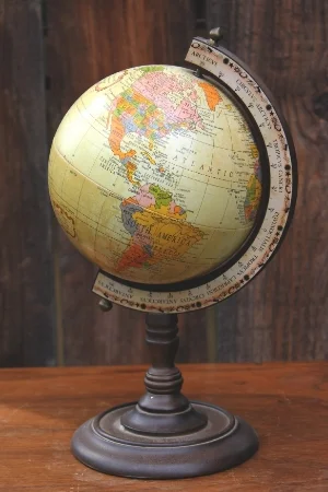 TABLETOP GLOBE - $10 MORE DETAILS & PICS...