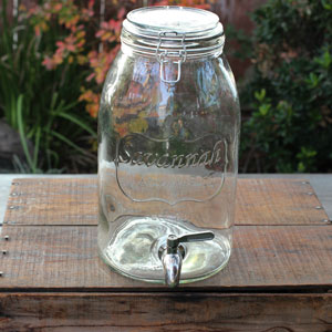 1.5 GALLON DRINK DISPENSER - $10 MORE DETAILS & PICS...
