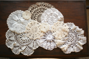 ASST. DOILIES - $5-$10 EACH MORE DETAILS & PICS...