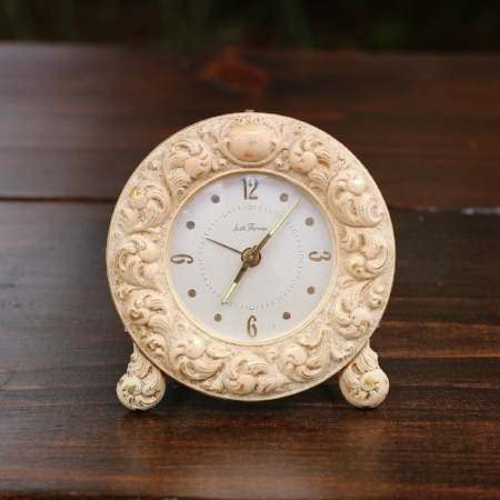 Small "Seth Thomas - FLEURS" Clock - $3 MORE DETAILS & PICS...