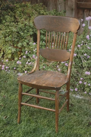 Wood Spindle Back Chair RENT FOR $15 MORE DETAILS & PICS...