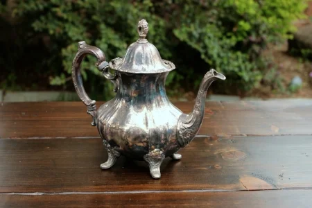 SHORT ENGLISH TEAPOT - $15
