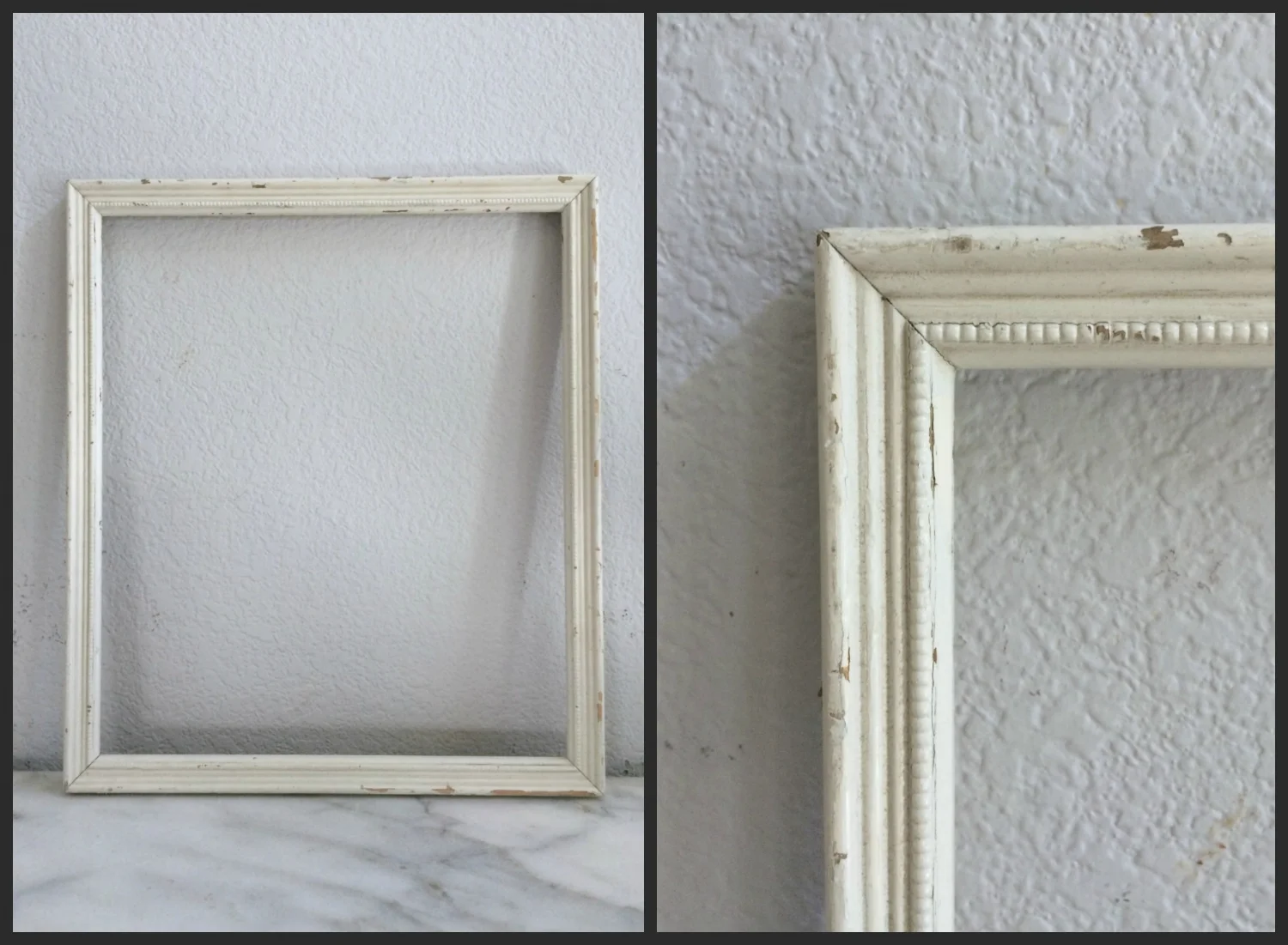 SMALL - IVORY CHIPPY -12 x 14 - $5