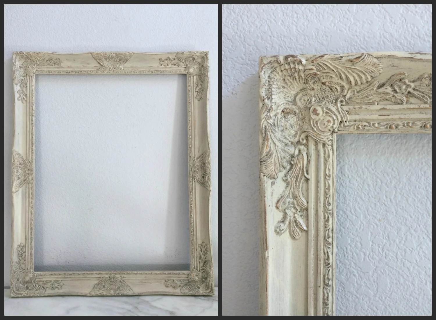 LARGE - PEARL W/BRUSHED GOLD - 20 x 24 - $20