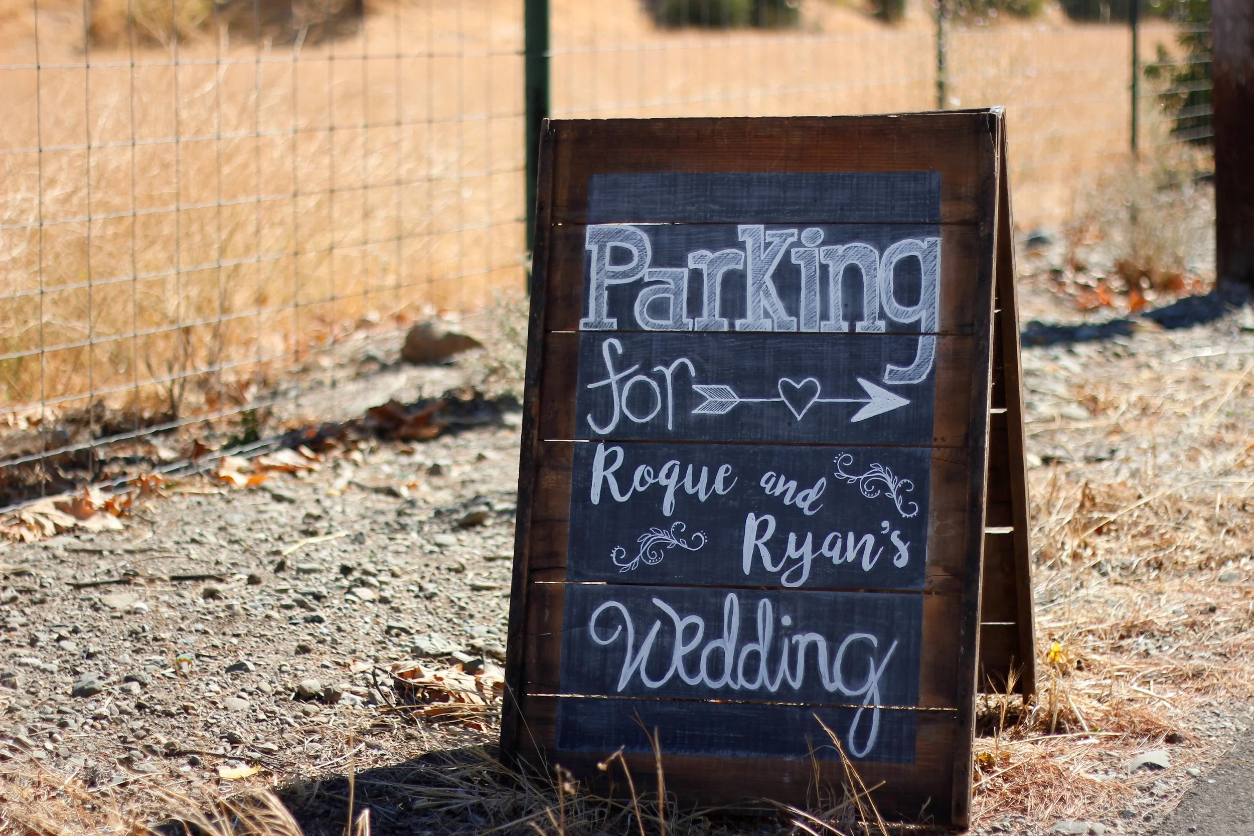 TWO-SIDED CHALKBOARD SIGN - $40 Customizable for additional fee