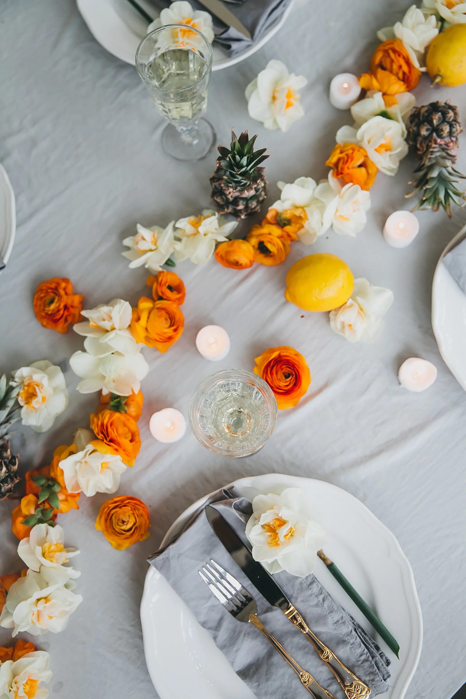 TUTORIAL // Fresh Flower Garland