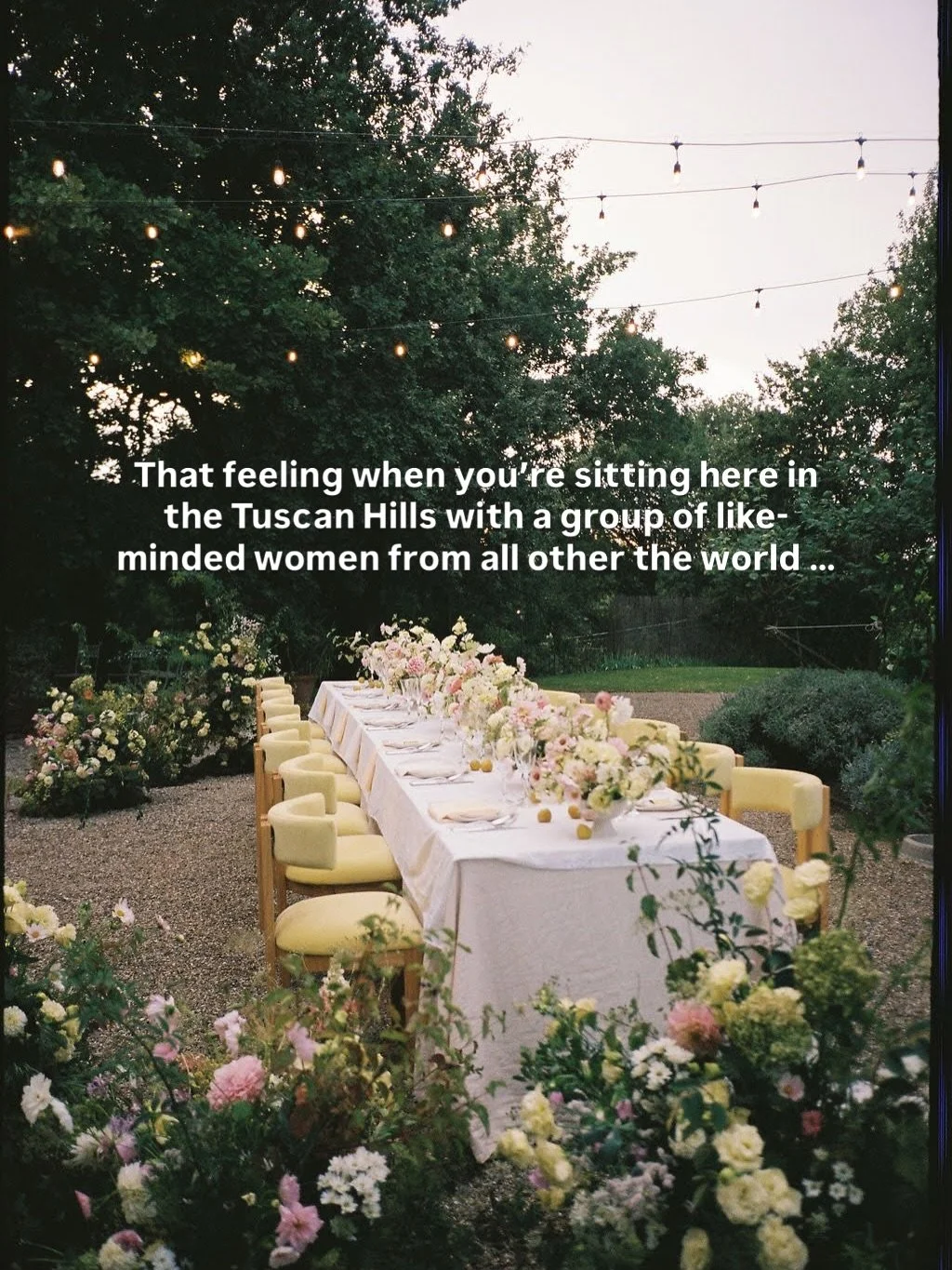 Let me take you to Tuscany for a hot minute&hellip;

And if you want to know my &ldquo;secret&rdquo;, the annoying and truest answers to running a small, meaningful, fulfilling business (and to all decision making)? The last photo will help you make 