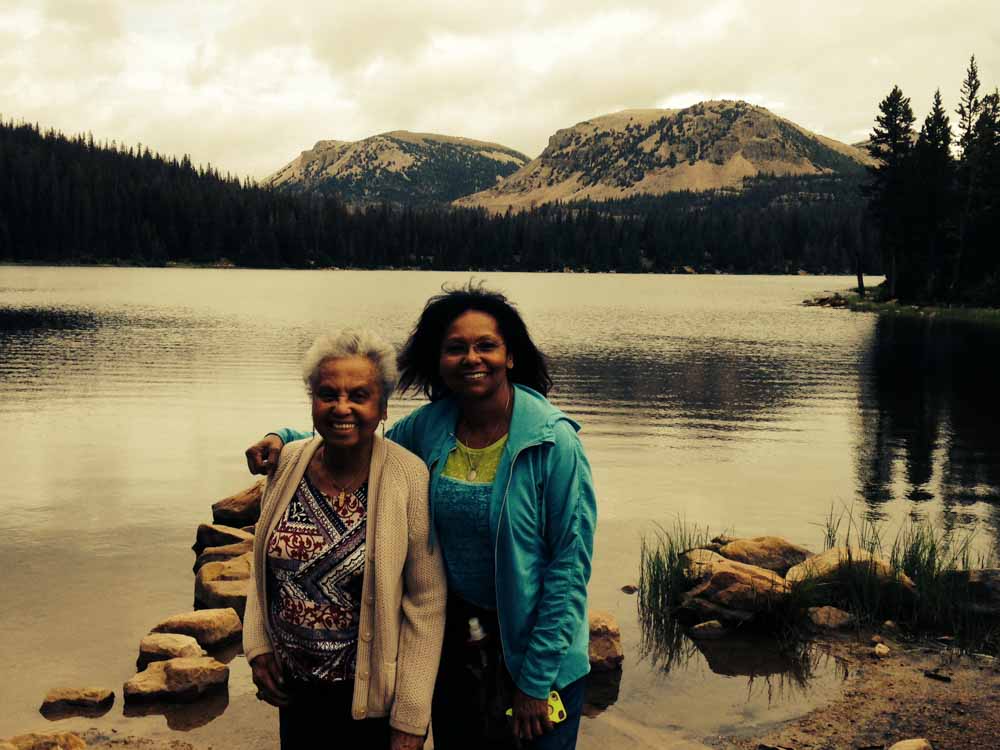 Ma Claire and Tigi take it all in...