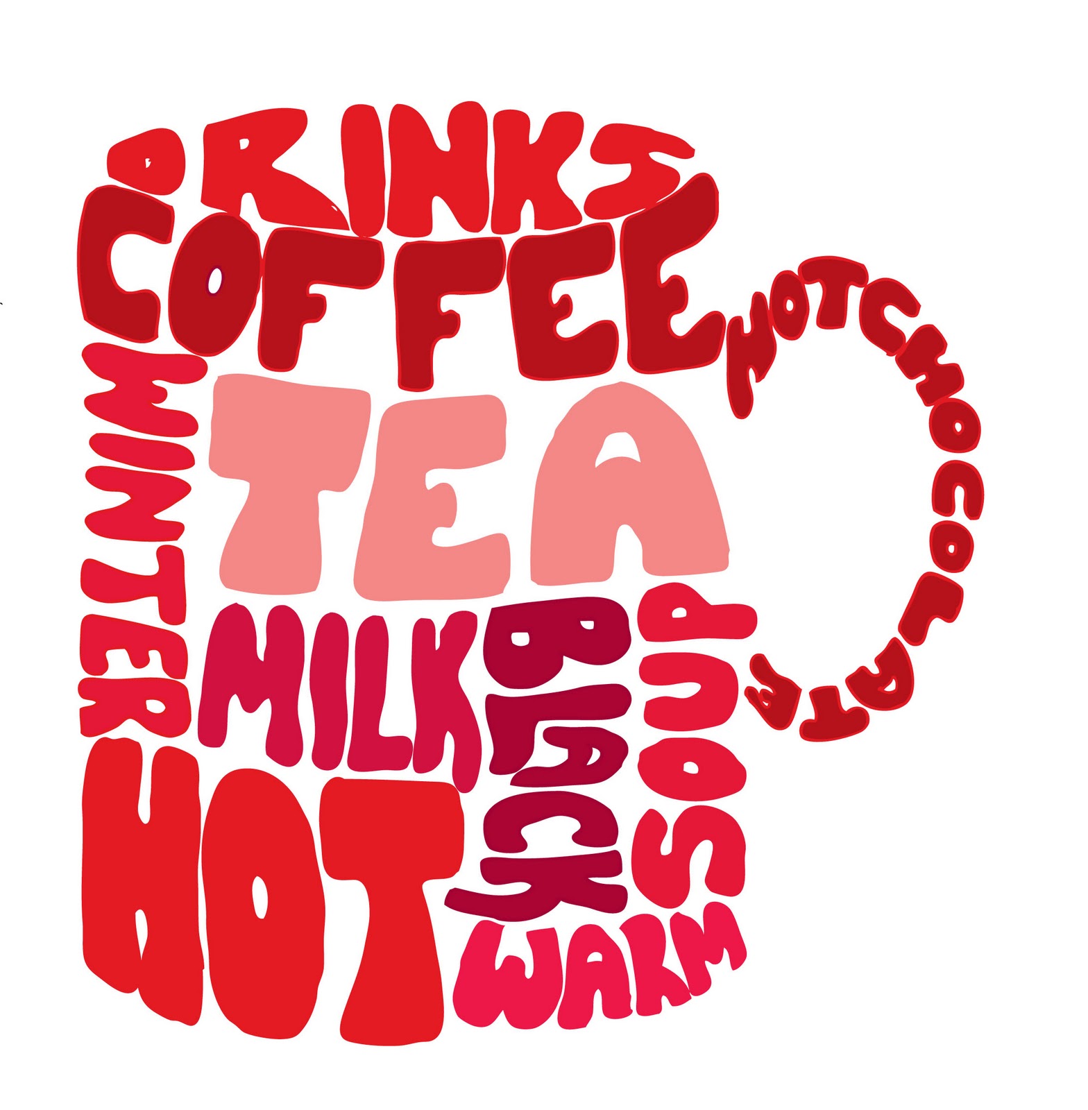 calligram's are visual form of poetry