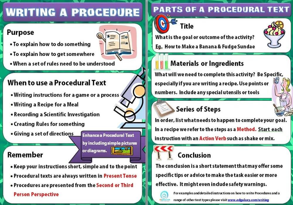 procedural essay brainly