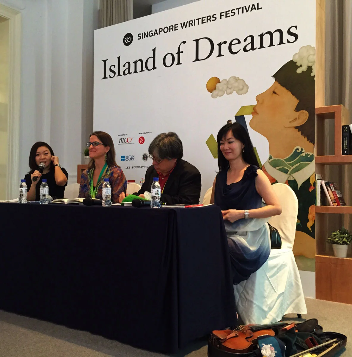 Real to Print panel at Singapore Writers Festival
