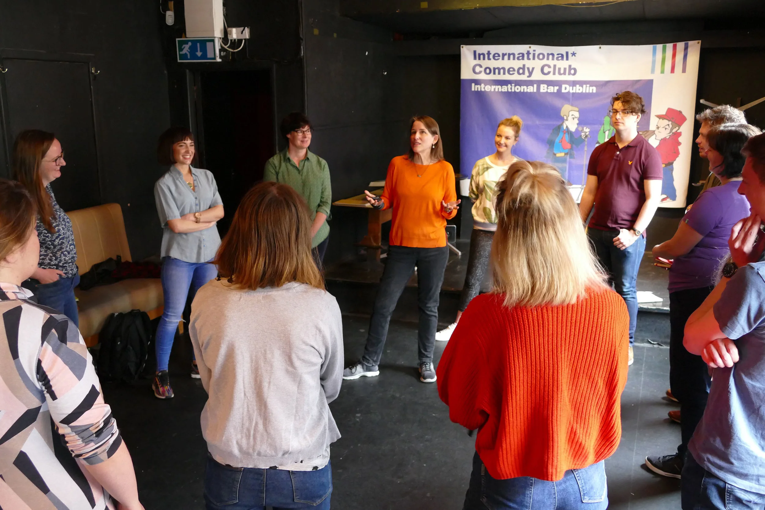 Each workshop begins with introductory exercises and discussion in order to develop warmth among the group and an understanding of the workshop fundamentals.