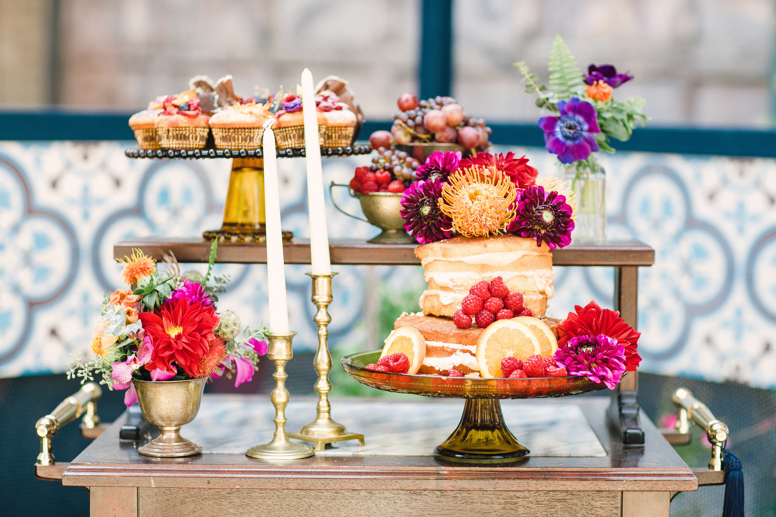 Bohemian Dessert Table