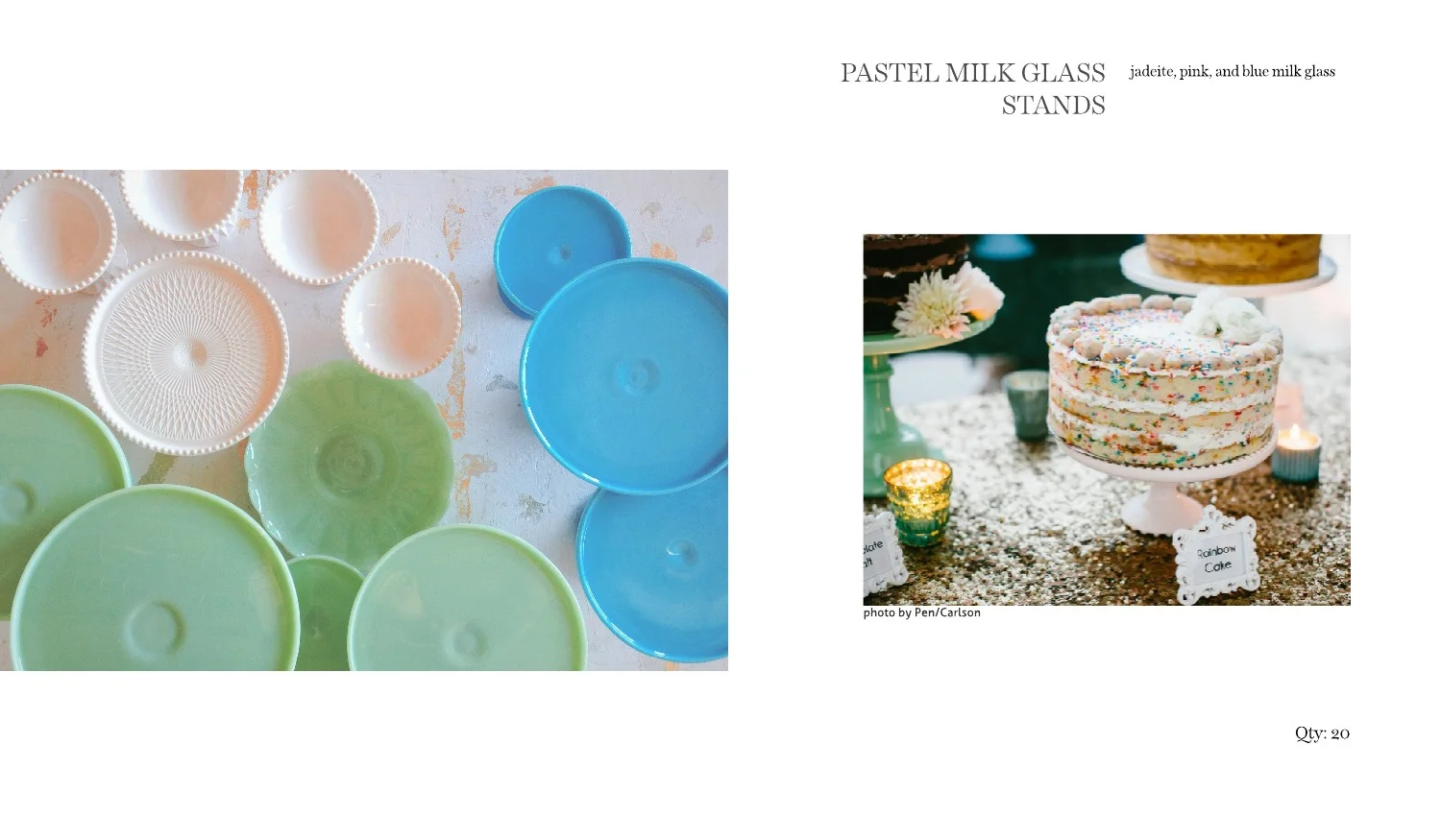 milk glass cake stands