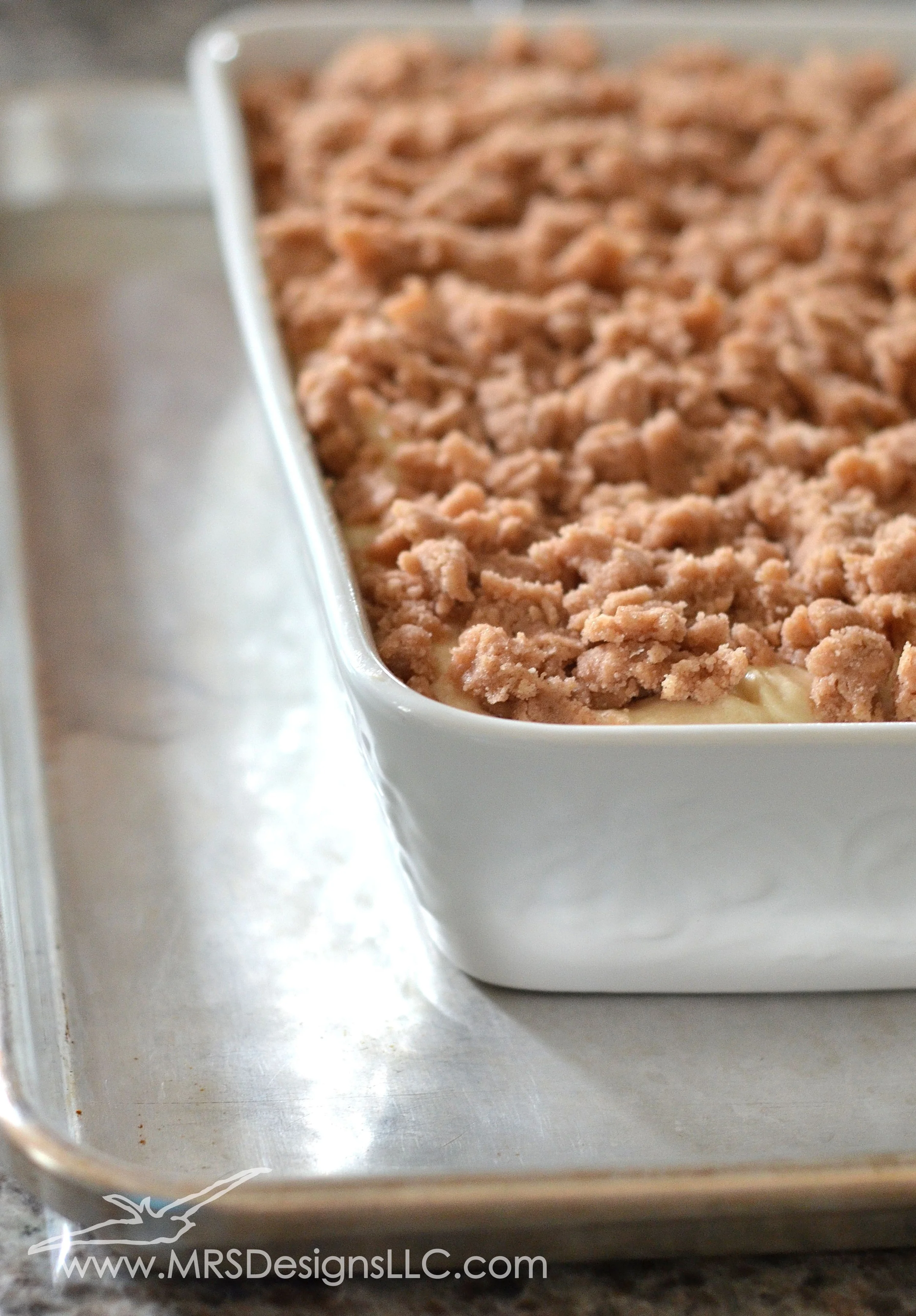 MRS Designs Blog - Plum Buckle Dessert Recipe