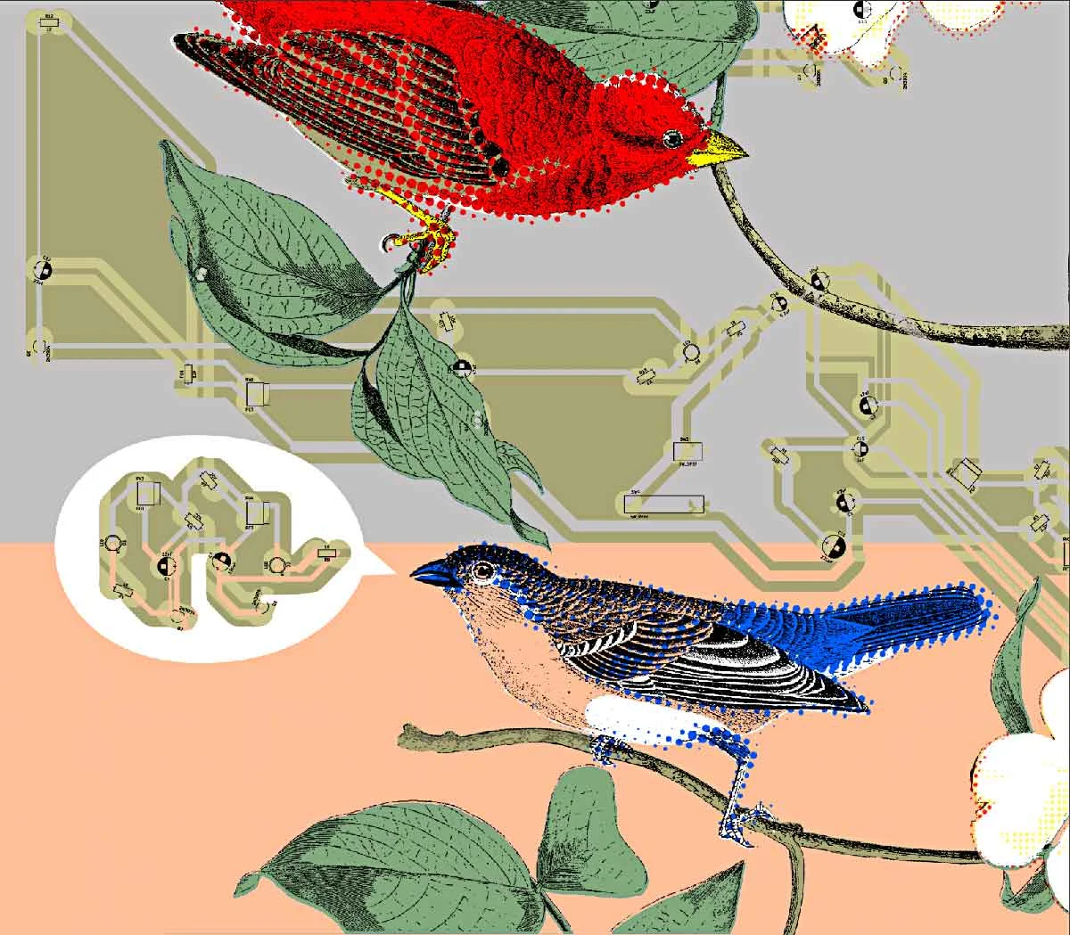 Detail of a work in progress (printed circuit board as a fine art edition). Kelly Heaton, August, 2019