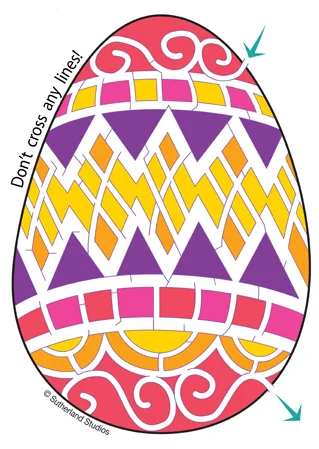 Easter Egg Maze
