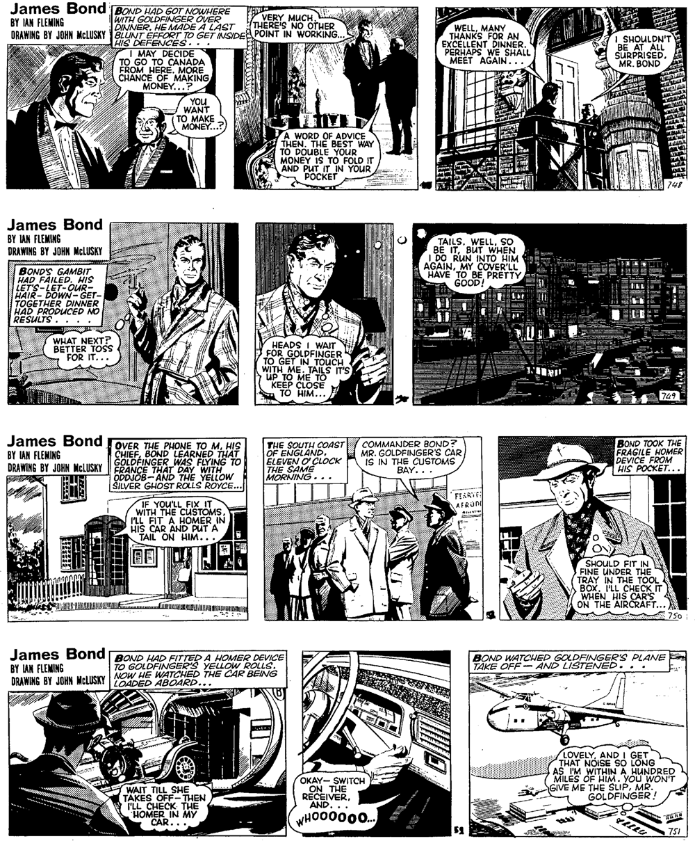 From Goldfinger. ©Express Newspapers. Dist. Knight Features.