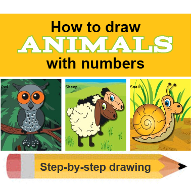 How To Draw Animals With Numbers — Knight Features | Content Worth Sharing