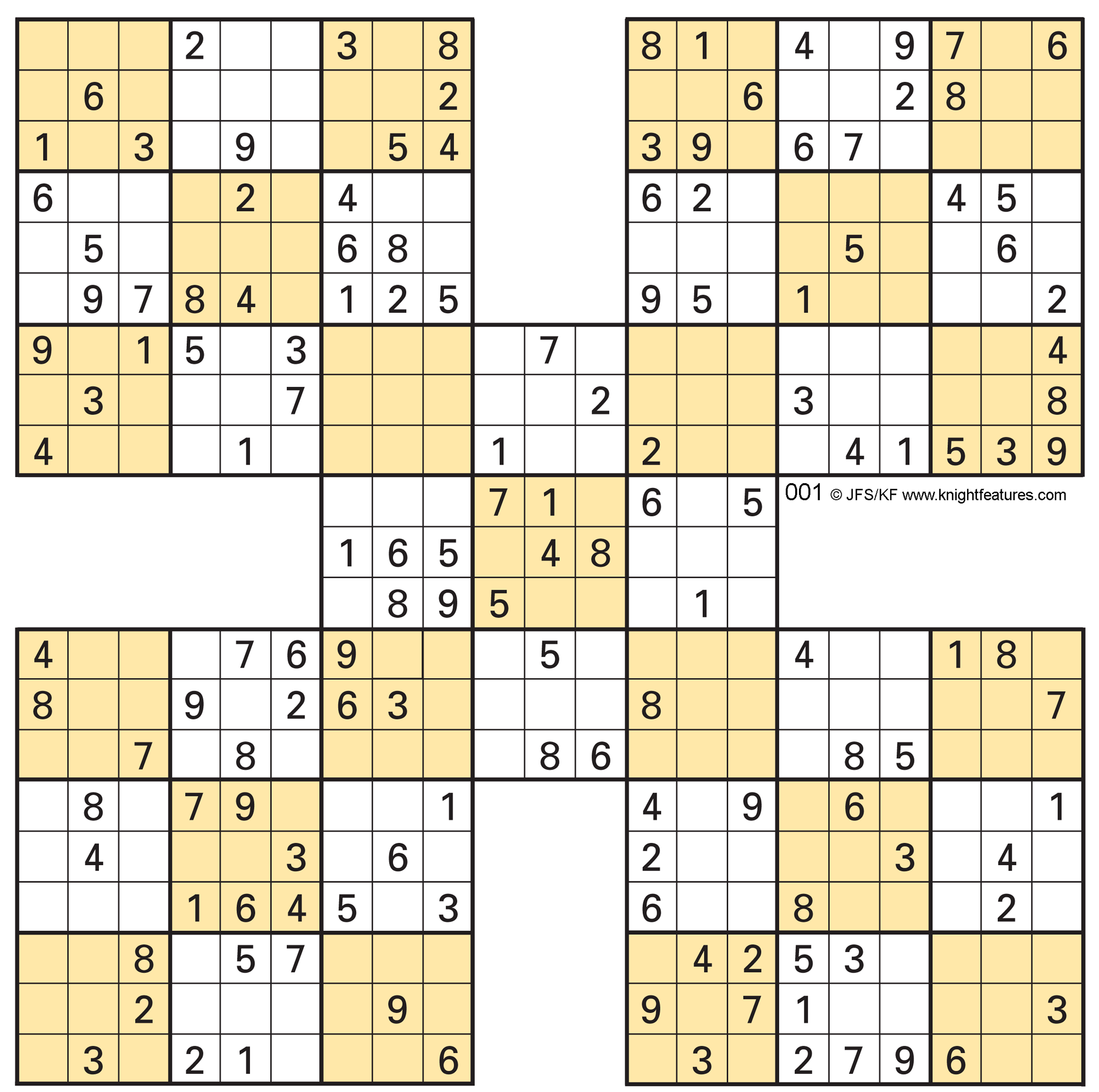 Irregular Killer Sudoku — Knight Features Content Worth Sharing