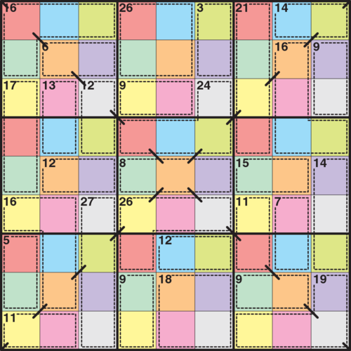 Colour Killer Sudoku — Knight Features