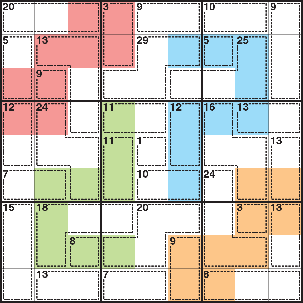 Twin Killer Sudoku  Sudoku puzzles, Sudoku, Killer