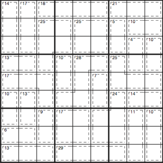 Irregular Killer Sudoku — Knight Features