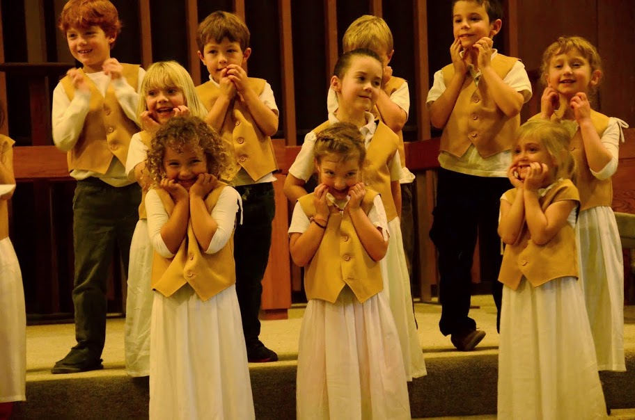 Junior Choir at the 2014 Harvest Concert