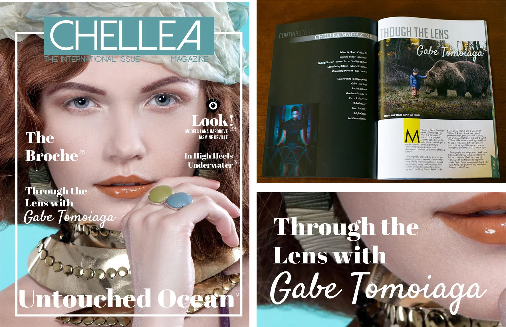 Chellea Magazine 2015 http://www.magcloud.com/browse/issue/924687?__r=165214 Title: Innocence Tames the Beast