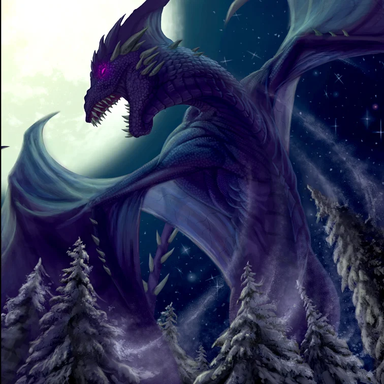 Digital For Llewellyn's 2018 Dragon Calendar.