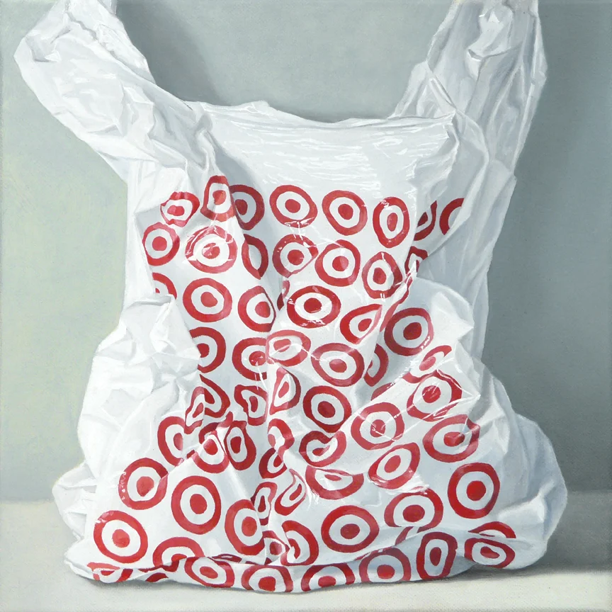 Target oil on canvas 12" x 12" 