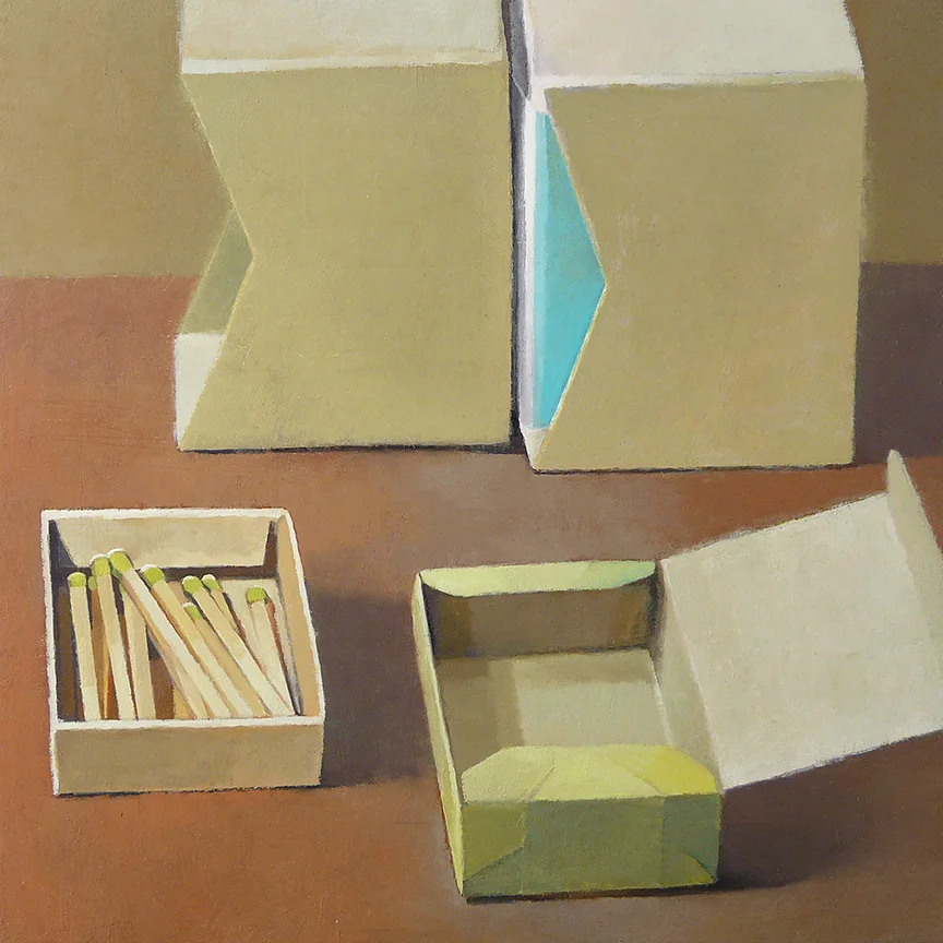 Desktop oil on panel 12” x 12”